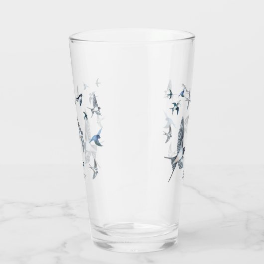 Blok van de gevechtsvogels ter illustratie glas (Rechts)