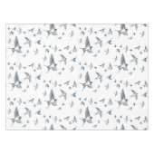 Blok van de gevechtsvogels ter illustratie tafelkleed (Voorkant (Horizontaal))