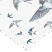 Blok van de gevechtsvogels ter illustratie tafelkleed (Gekanteld)