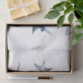 Blok van de gevechtsvogels ter illustratie tissuepapier (Geschenk)