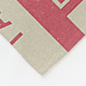 Blok van Flamingos Fleece Deken (Hoek)