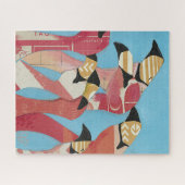 Blok van Flamingos Legpuzzel (Horizontaal)