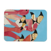 Blok van Flamingos Magneet (Horizontaal)