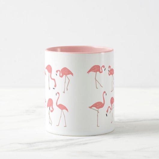 Blok van Flamingos Mok (Midden)
