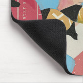 Blok van Flamingos Muismat (Hoek)