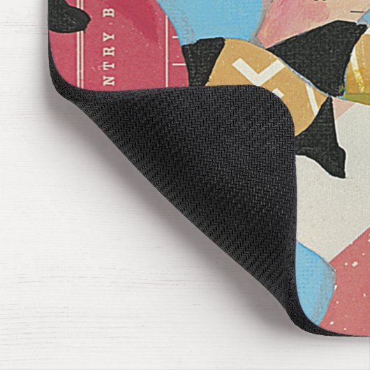 Blok van Flamingos Muismat (Hoek)