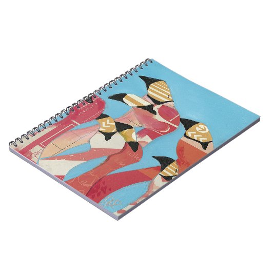 Blok van Flamingos Notitieboek (Linkerzijde)