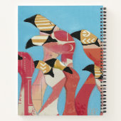 Blok van Flamingos Notitieboek (Achterkant)
