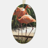 Blok van Flamingos Ornament (Links)