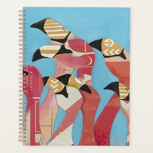 Blok van Flamingos Planner (Voorkant)