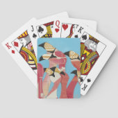 Blok van Flamingos Pokerkaarten (Achterkant)