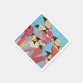 Blok van Flamingos Servet (Hoek)