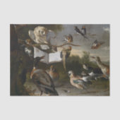 Blok van het schilderen van muziekvogels tissuepapier (Voorkant)