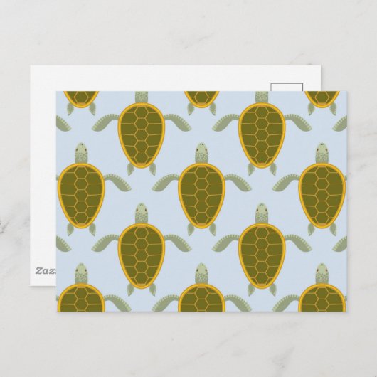 Blok van het Zee Briefkaart (Voorkant / Achterkant)