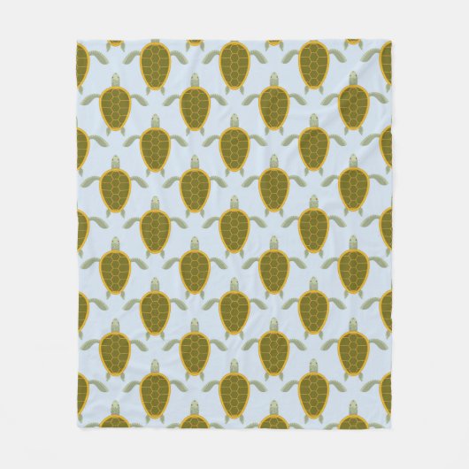 Blok van het Zee Fleece Deken (Voorkant)