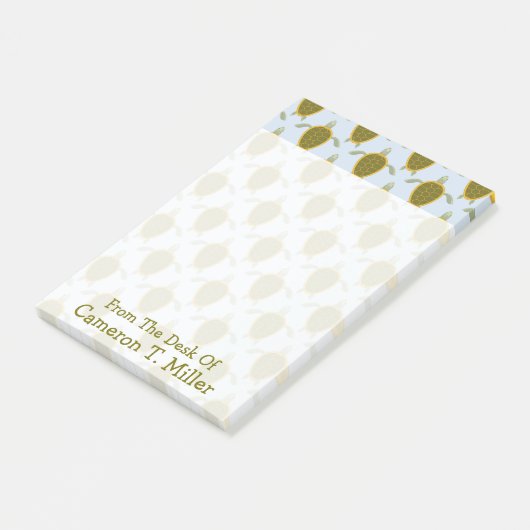 Blok van het Zee | Jouw namen toevoegen Post-it® Notes (Schuin)