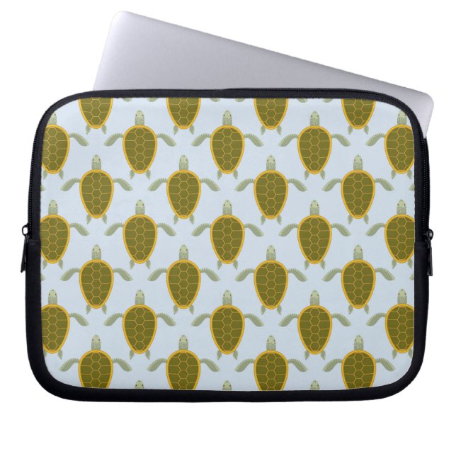 Blok van het Zee Laptop Sleeve (Voorkant)