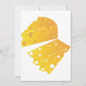 Blok van kaasuitnodigingen kaart (Voorkant)