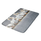 Blok van Pelikanen Grote Bath Mat (Gekanteld)