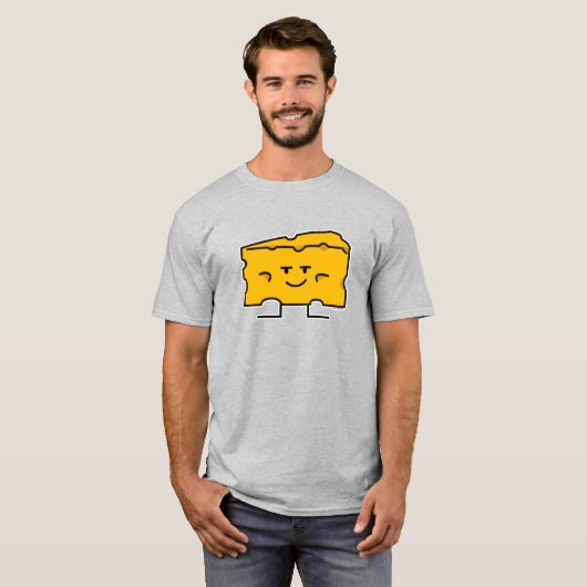 Blok van van de MAC zuivelmelk van de Kaas de T-shirt (Voorkant volledig)