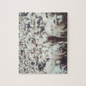Blok van vloeiende schapen legpuzzel (Verticaal)