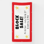 Blok Verkoop Banner (Verticaal)