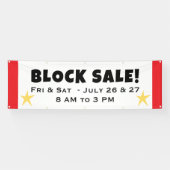 Blok Verkoop Banner (Horizontaal)