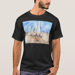 Blokart Racers op het strand T-shirt