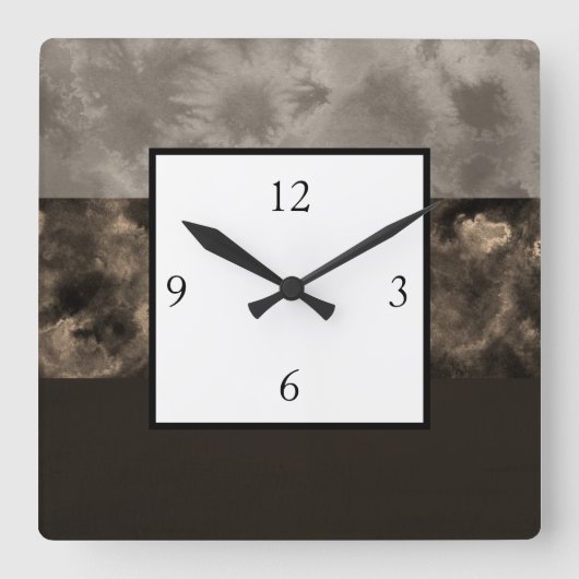 Blokbanden voor chocolade en tapes vierkante klok (Voorkant)