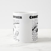 Blokbestrating of Blokbestratingslaag met naam Grote Koffiekop (Voorkant)