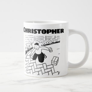 Blokbestrating of Blokbestratingslaag met naam Grote Koffiekop