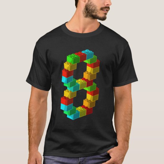 Blokbouw 8e 8 t-shirt (Voorkant)
