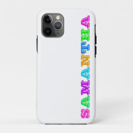 Blokbrieven met Jouw naam | Aangepaste iPhone Case