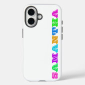Blokbrieven met Jouw naam | Aangepaste iPhone Case (Achterkant)
