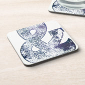 Blokdruk 2 drankjes onderzetter (Linkerzijde)