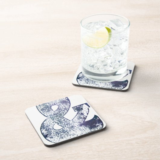 Blokdruk 2 drankjes onderzetter (Rechterzijde)