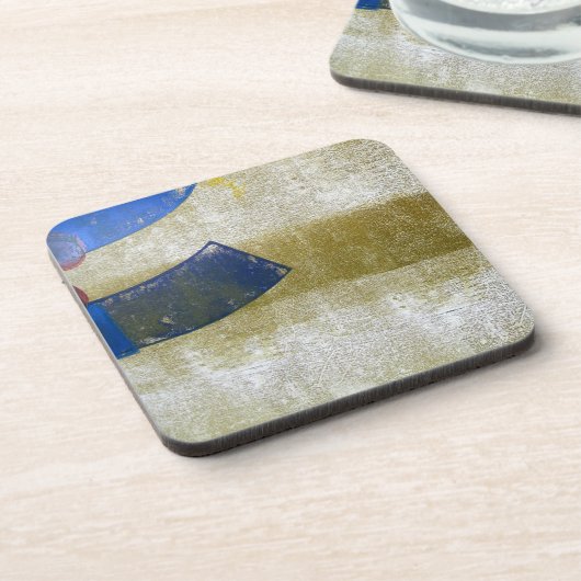 Blokdruk 8 bier onderzetter (Linkerzijde)