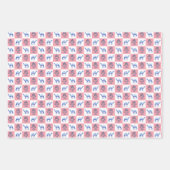 Blokdruk Botanicals en dieren Inpakpapier Vel (Voorkant)