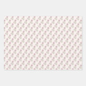 Blokdruk geïnspireerd op bloemen inpakpapier vel (Voorkant 2)