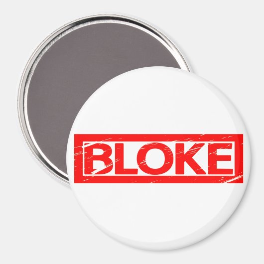 Bloke Stamp Magneet (Voorkant / Achterkant)