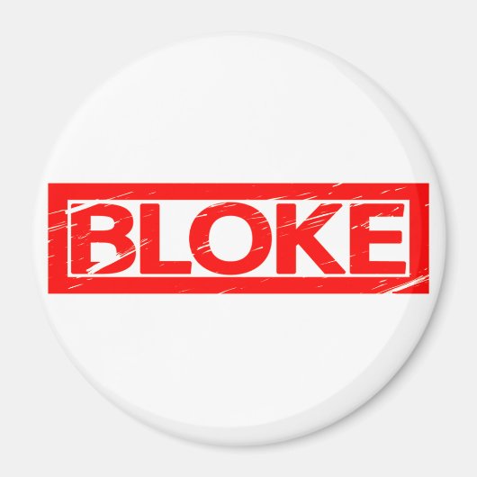 Bloke Stamp Magneet (Voorkant)
