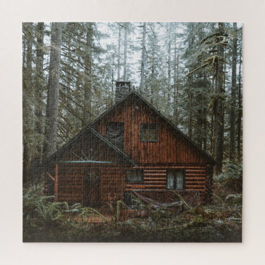 BLOKHUT IN BOSSEN LEGPUZZEL (Verticaal)