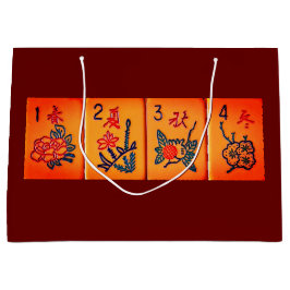  blokjes met cadeautassen groot cadeauzakje