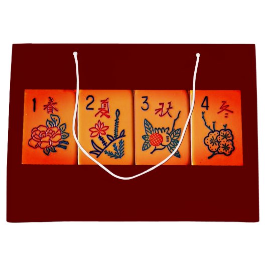  blokjes met cadeautassen groot cadeauzakje (Voorkant)