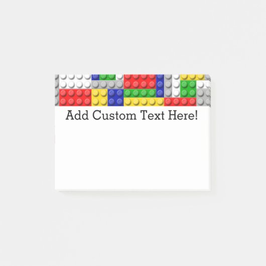 Blokjesjongen's Birthday Party Post-it® Notes (Voorkant)