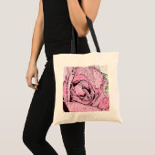 Blokkafdruk van erfgoedRoos Tote Bag (Voorkant (product))
