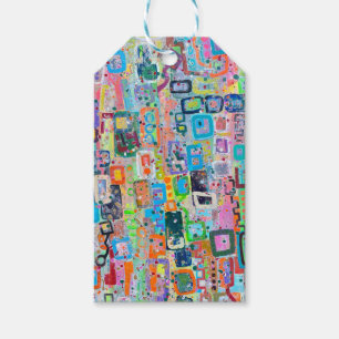 Blokkeer Feestgeschenk Labels Cadeaulabel