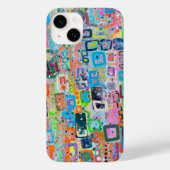 Blokkeer partij iPhone Case (Achterkant)