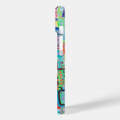 Blokkeer partij iPhone Case (Achterkant / Links)