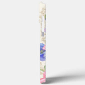 Blokkeerliefhebbers pastelmonogram roze Case-Mate iPhone case (Achterkant / Links)